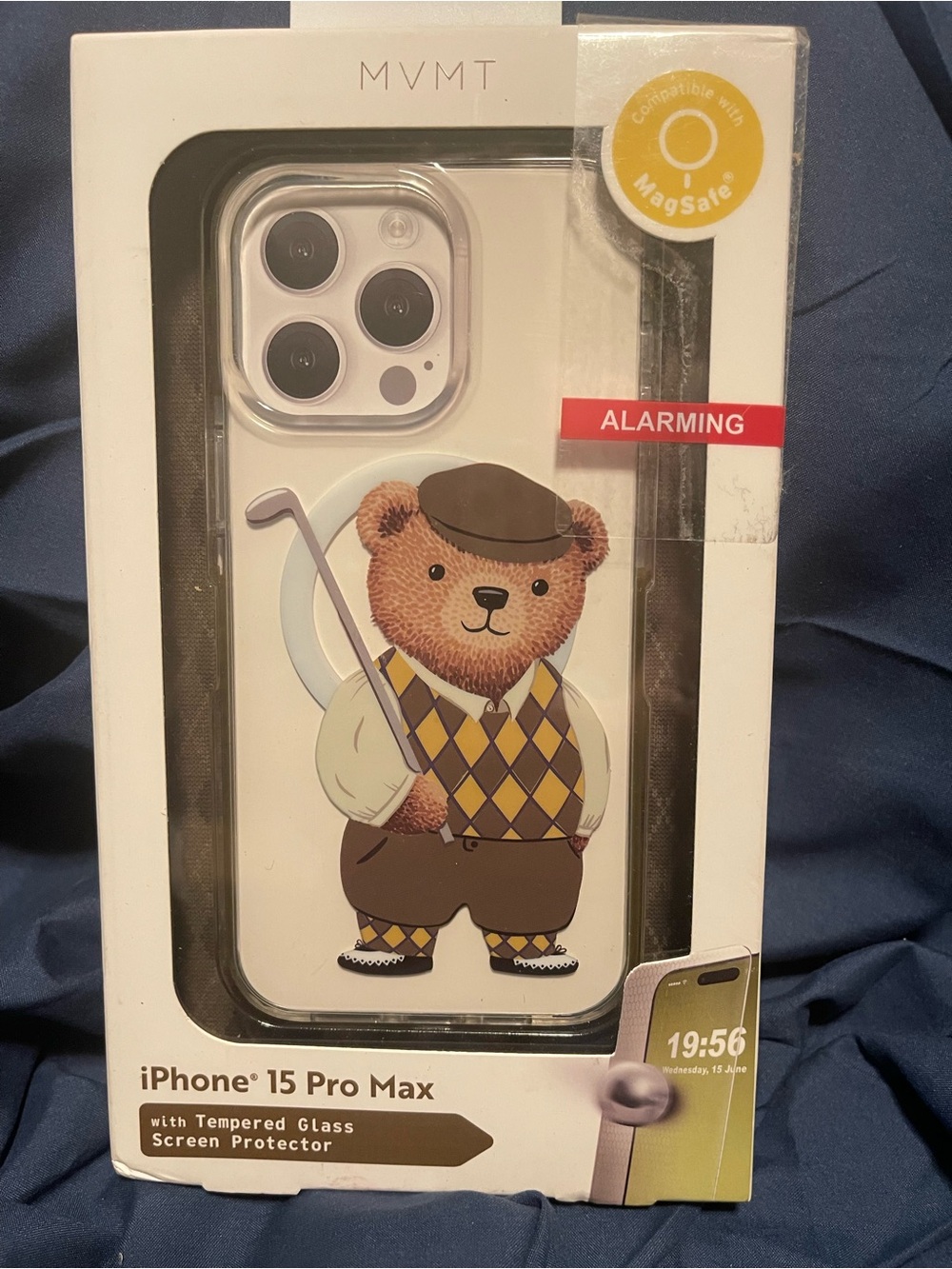 MVMT Bear Golf Clear iPhone Case for iPhone 15 Pro Max